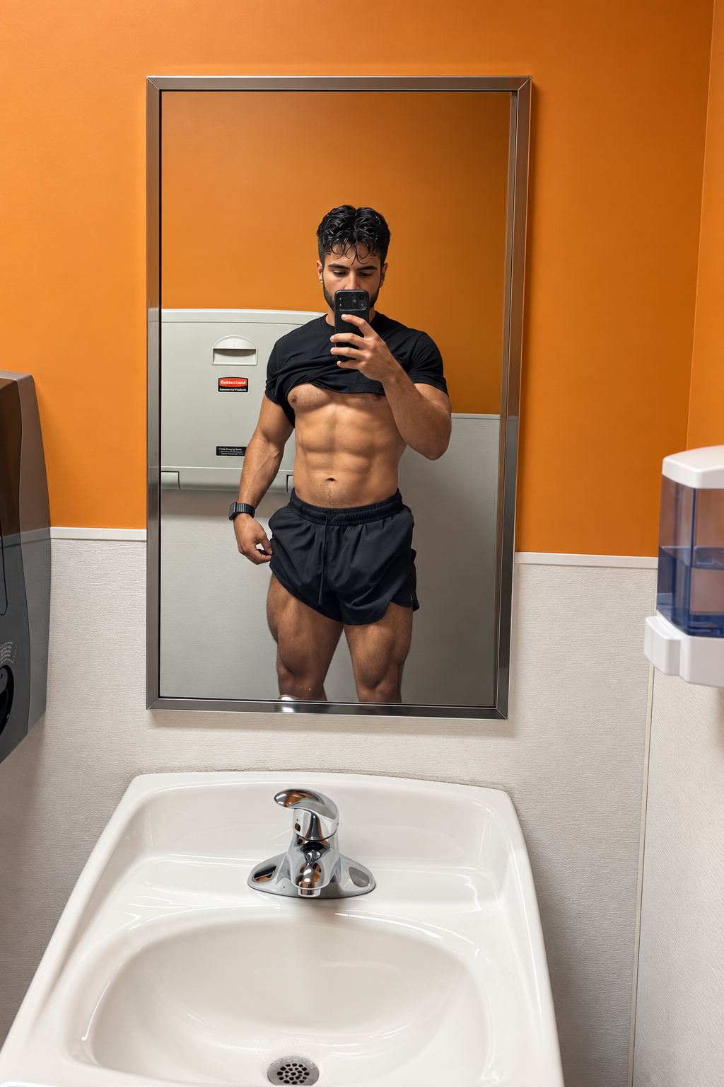 Dylan in a later photograph taken at the gym